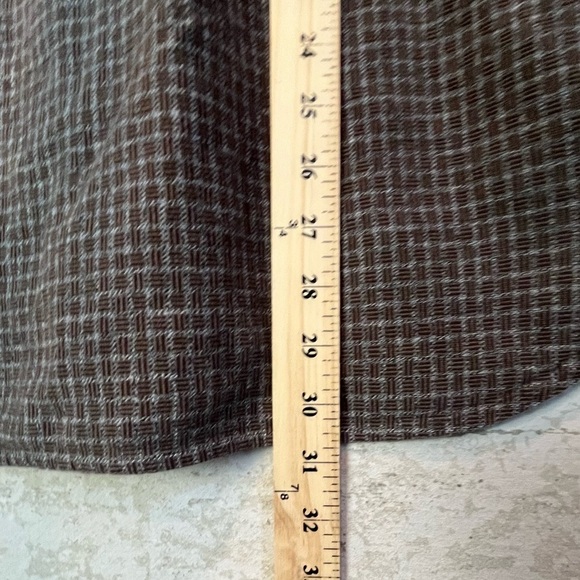 COLUMBIA Mens Y2K 90s Soft Flannel Button Up Shirt Brown Tan Large - Picture 11 of 14